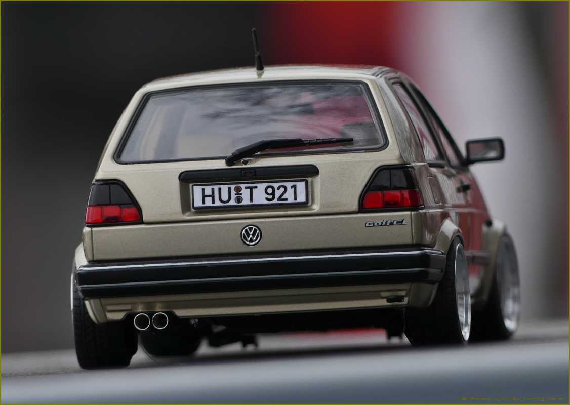1:18 VW Golf II CL Bauj.1988 Beige Metallic + Metall Modell + OVP